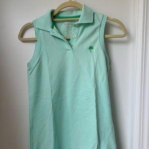 Lily Pulitzer Sleeveless Turquoise Polo